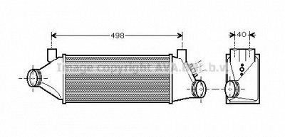 AVA QUALITY COOLING fda4385 -  Интеркулер